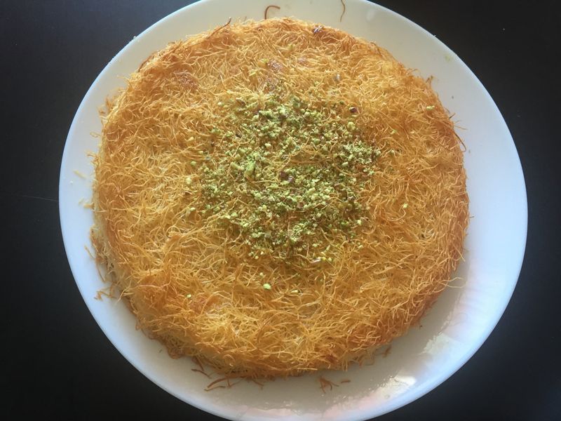Cream-Filled Kunafa