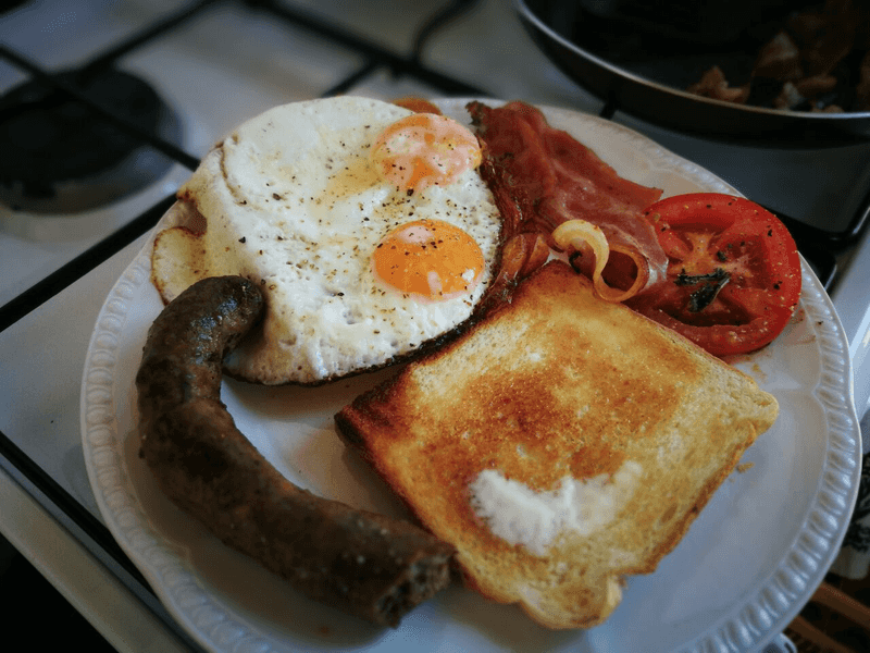 South African Full English-Style Breakfast