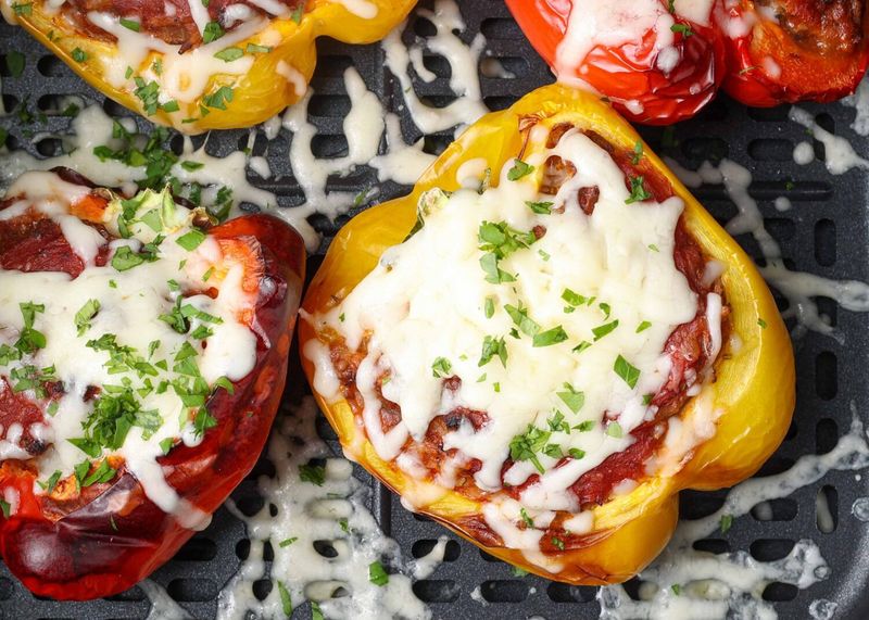 Easy Air Fryer Stuffed Peppers