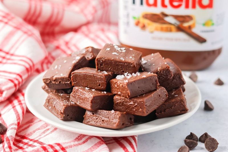Nutella Fudge Bars