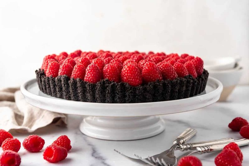 Nutella & Raspberry Tart