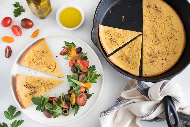Flatbreads Made From Chickpea Flour (Socca)