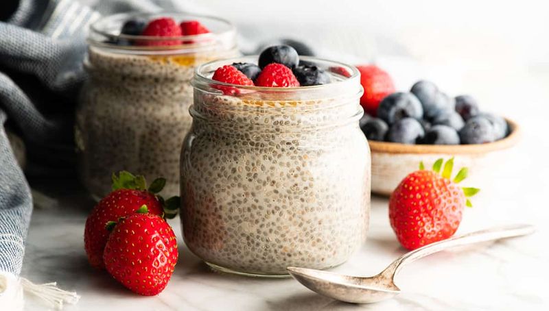 Chia Pudding Made Without Syrup