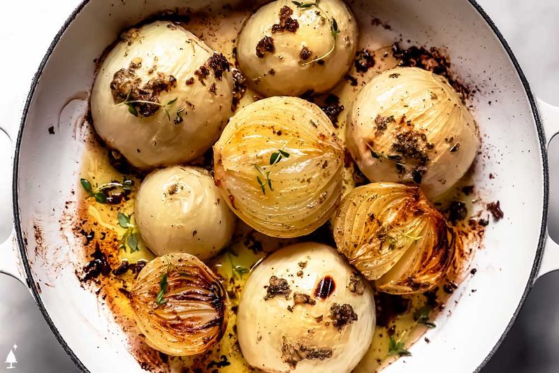 Roasted Whole Onions