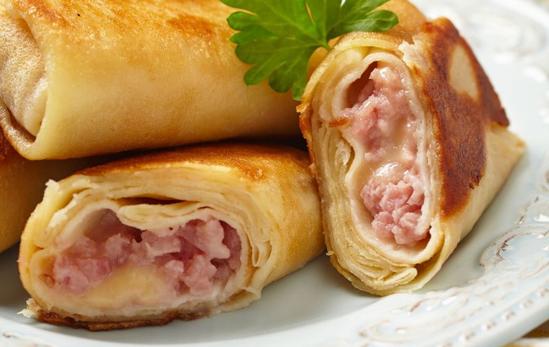 Ham And Grated Cheddar