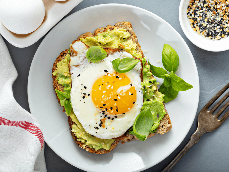 Avocado And Egg Toast