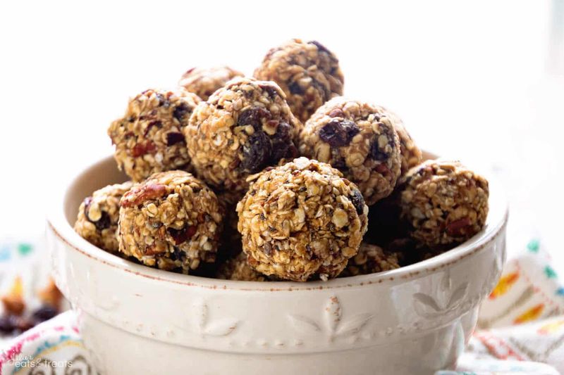 Homemade Energy Balls With Oats And Seeds