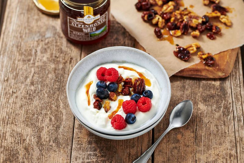 Greek Yoghurt With Honey And Nuts