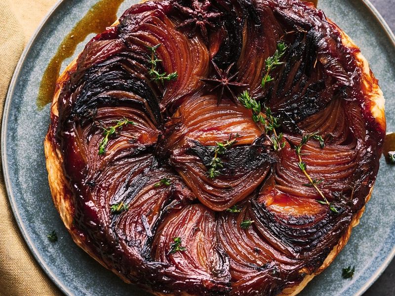 Onion Tart (Tarte Tatin Style)