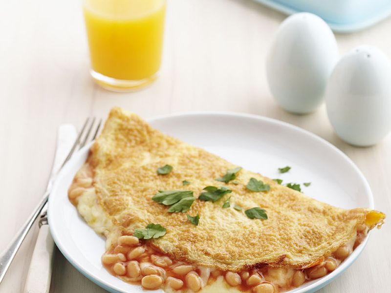 Baked Bean Omelette