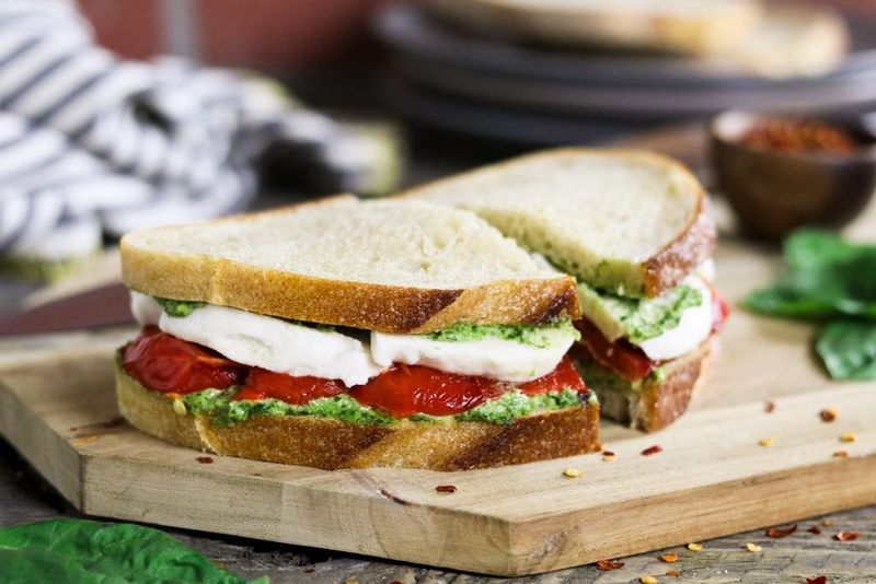 Mozzarella And Roasted Pepper