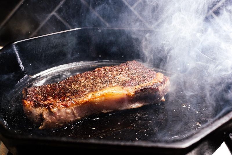 Steak Diane Flambéed At The Table