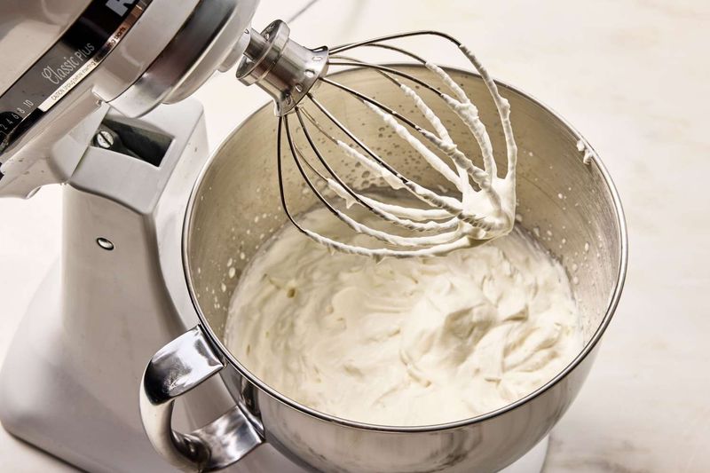 Whip Double Cream To Soft Peaks