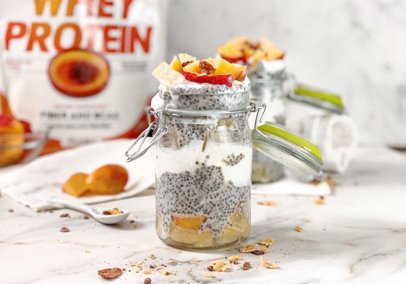Chia Seed Pudding With Whey Protein