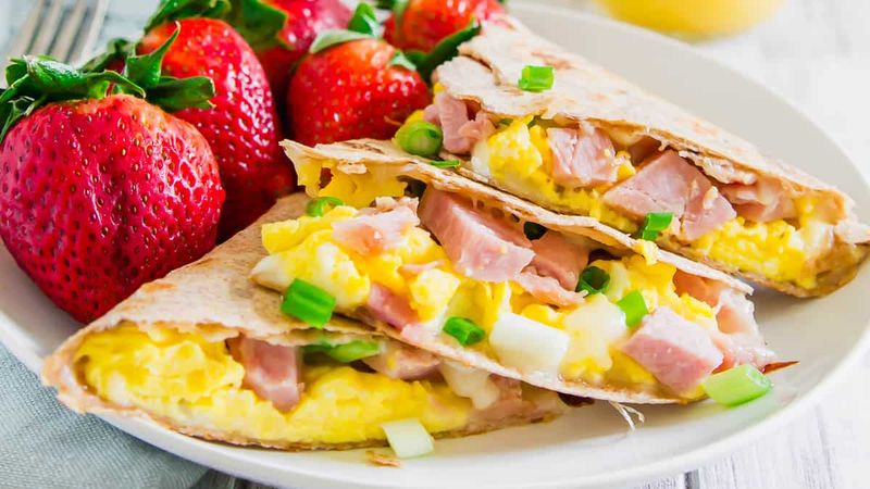 Savoury Breakfast Quesadilla