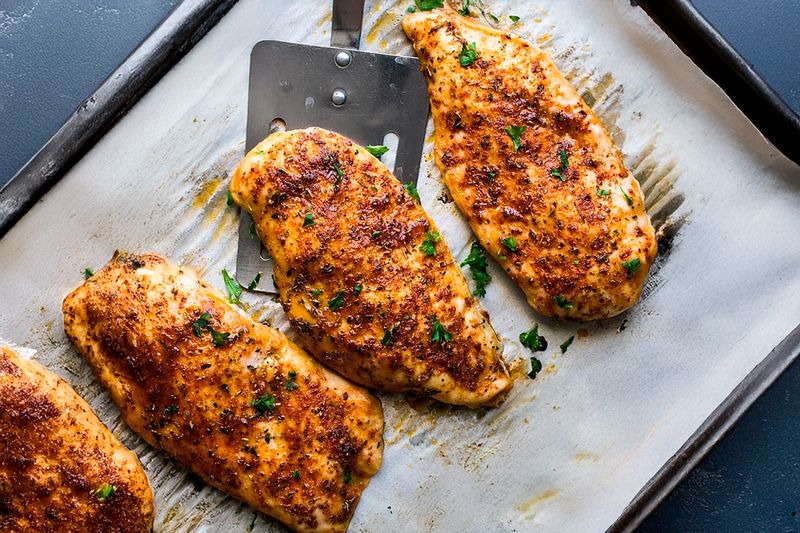 Baked Chicken With Garlic And Herbs