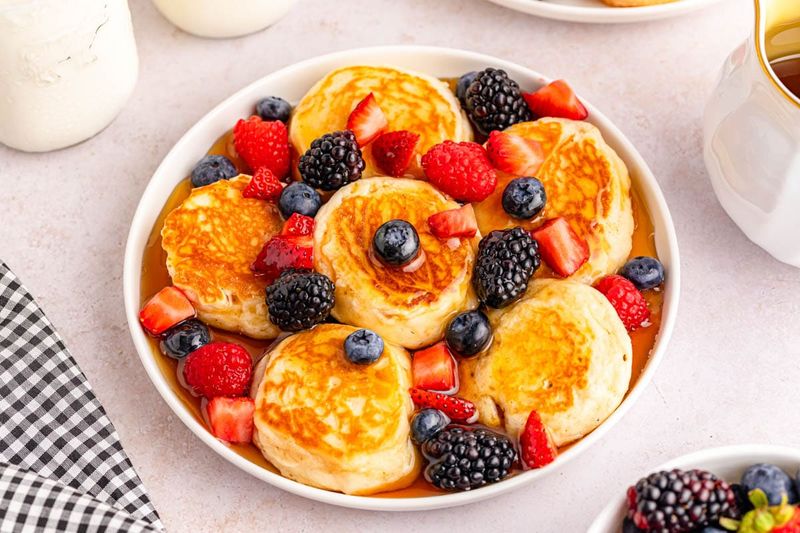 Serve With Syrup, Fruit, Or Butter