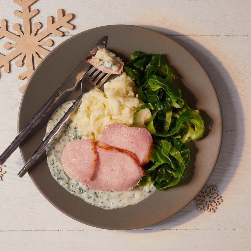 Boiled Ham With Parsley Sauce
