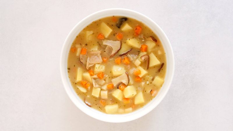 Czech Potato Soup (Bramboračka)
