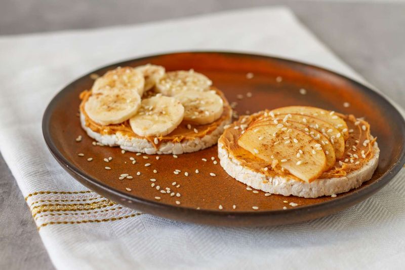 Nut Butter On Rice Cakes