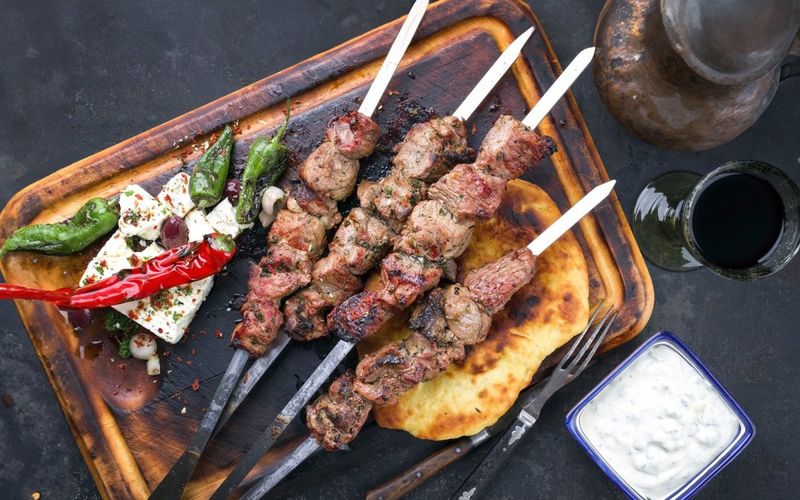 Grilled Meats Are Served Simply