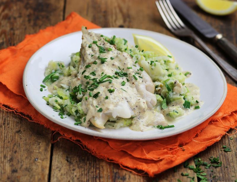 Haddock In White Sauce