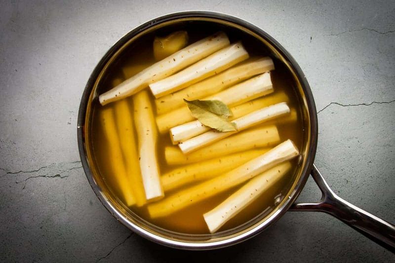 Pickled Salsify As A Side Dish Or Salad Addition