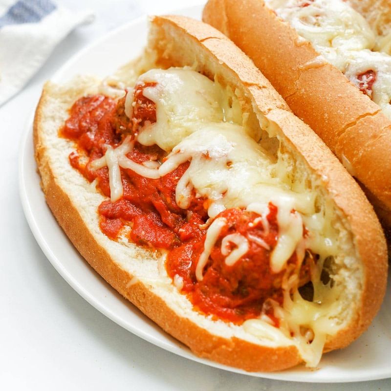 Meatball Marinara Sandwich