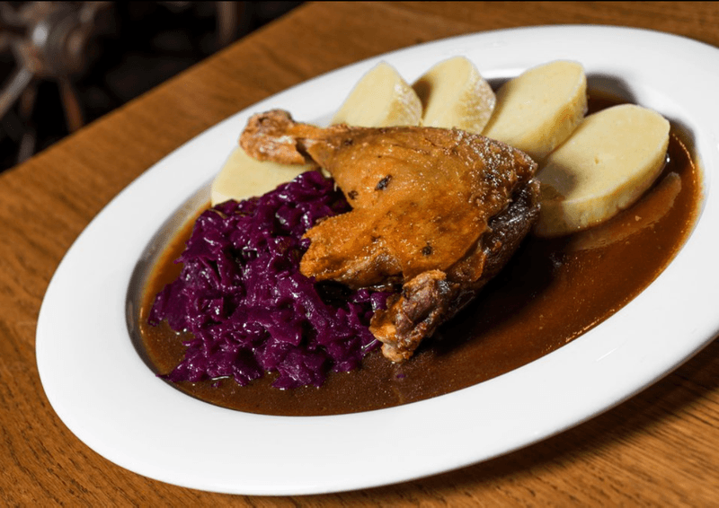 Roast Duck With Dumplings (Pečená Kachna S Knedlíky)