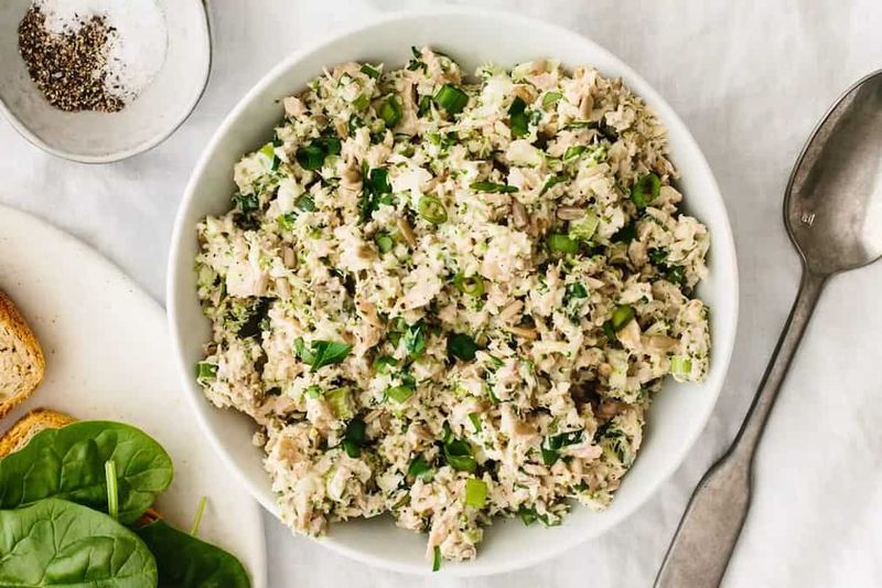 Tuna, Greek Yoghurt, And Broccoli Bowl