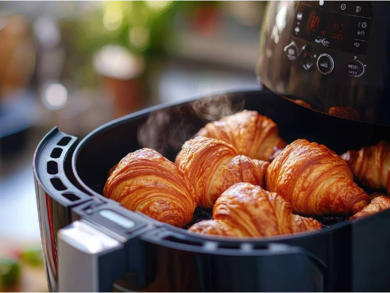 Quick Air Fryer Chocolate Croissants