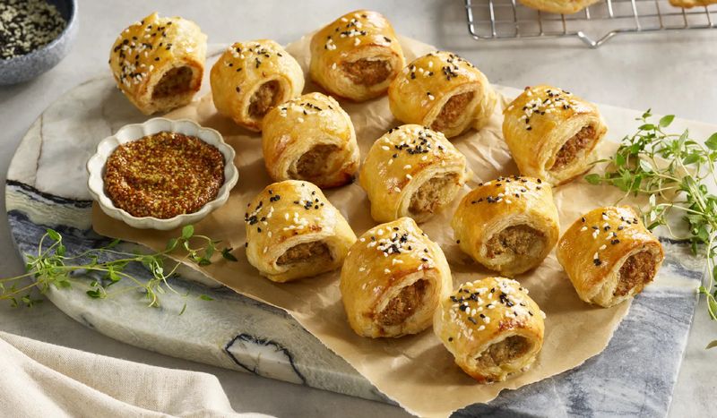 Easy Air Fryer Sausage Rolls