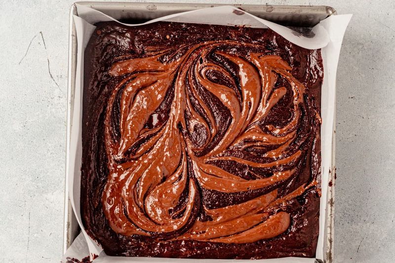 Nutella Swirl Brownies