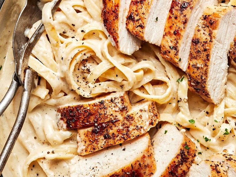 Chicken Alfredo With Fresh Herbs