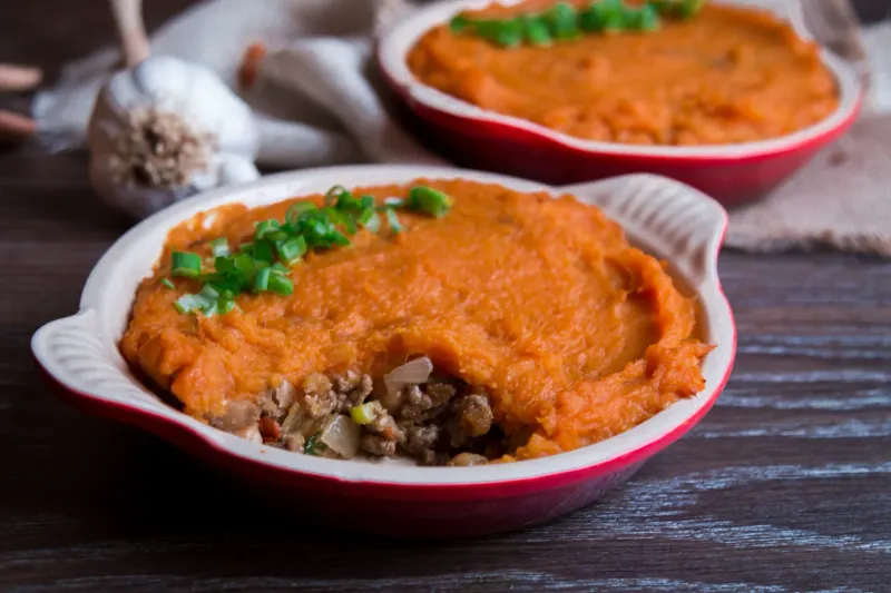 Shepherd's Pie With Sweet Potato Topping