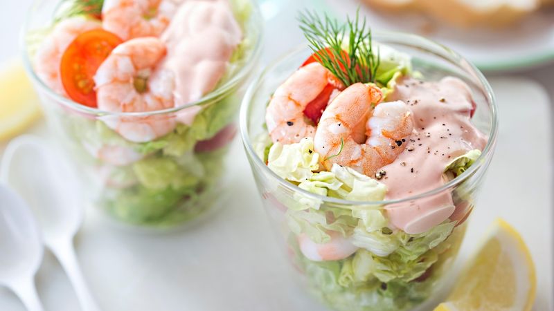 Prawn Cocktail Snack Pot With Light Sauce