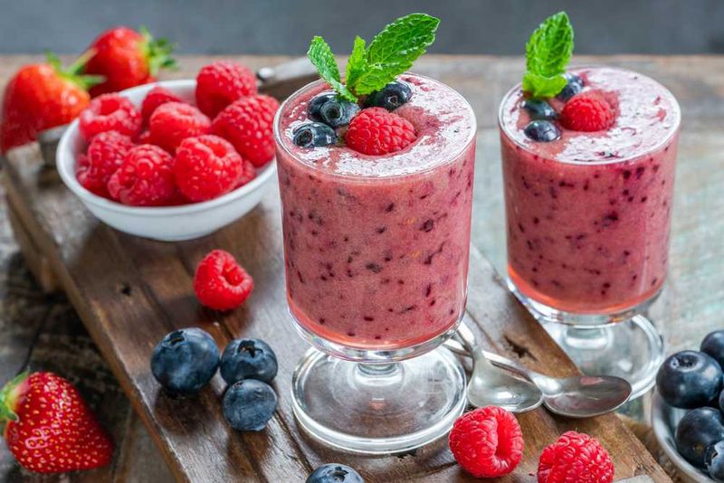 Blend Berries Into Smoothies