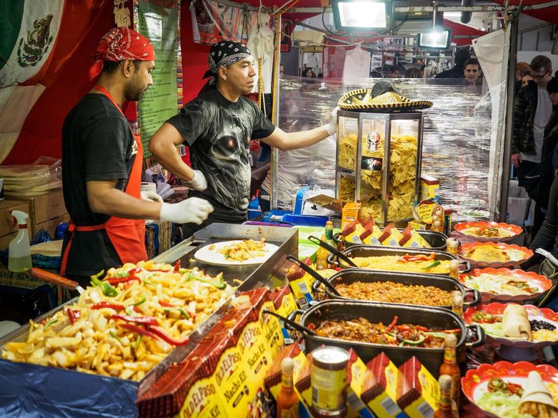 Mexican Street Food Snack Variety