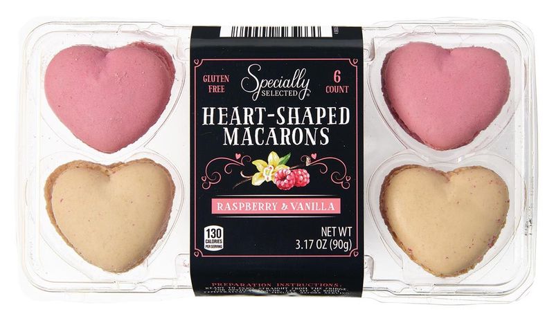 Specially Selected Heart-Shaped Macarons