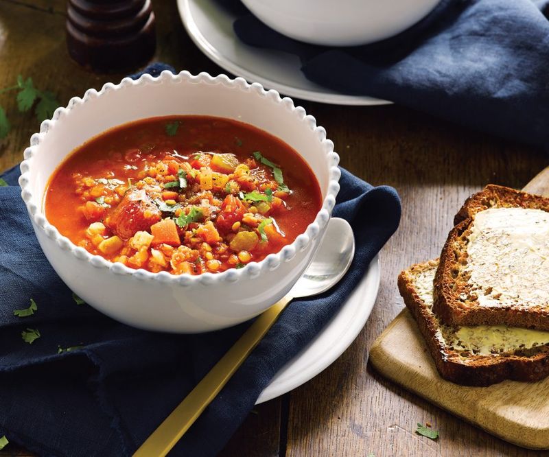 Lentil And Tomato Soup