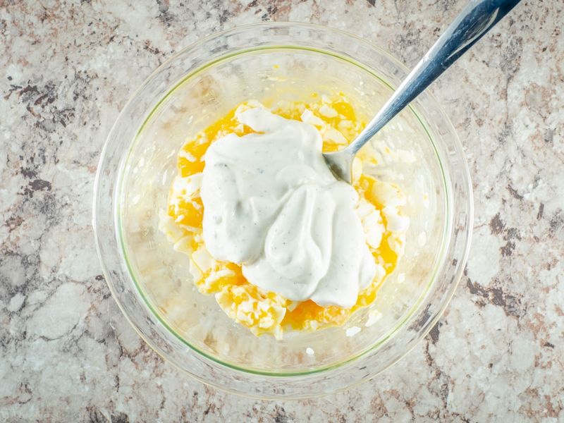 Mash With Greek Yoghurt And Mustard