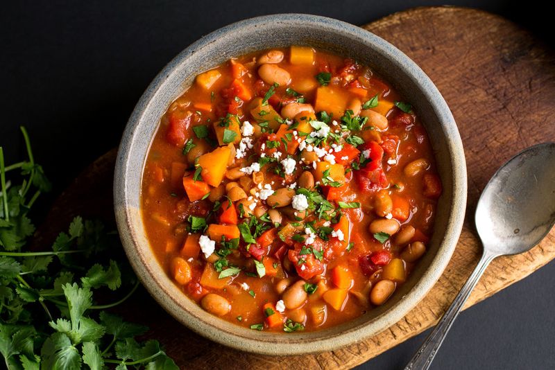 Mixed Bean And Vegetable Chilli