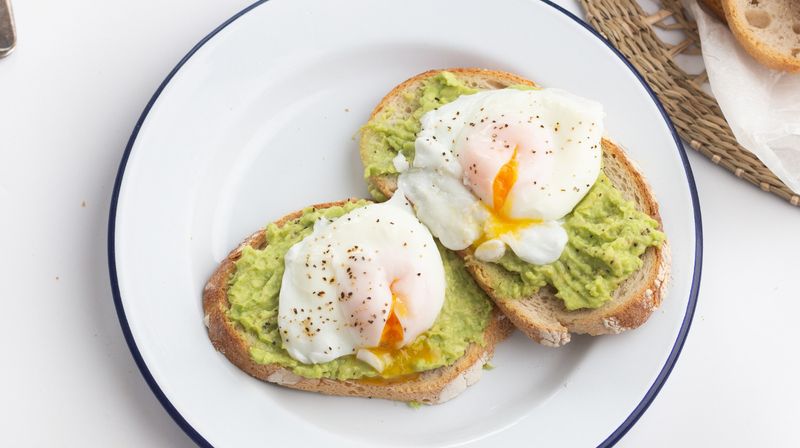 Avocado Toast With Soft Eggs
