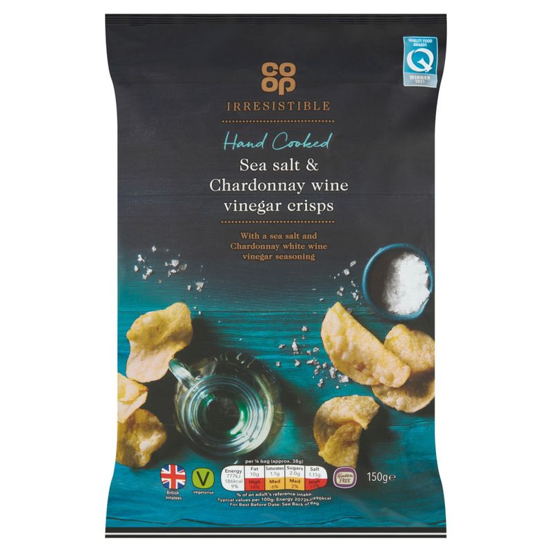 Co-op Irresistible Sea Salt & Chardonnay Vinegar Crisps