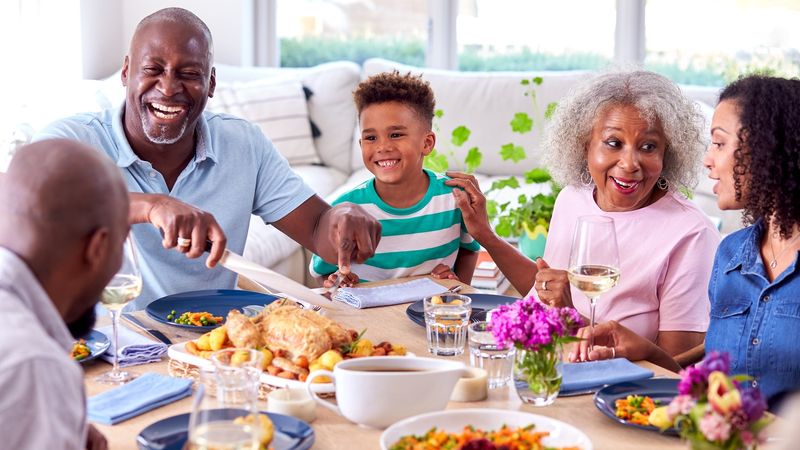 Everyone Eats Together At The Table