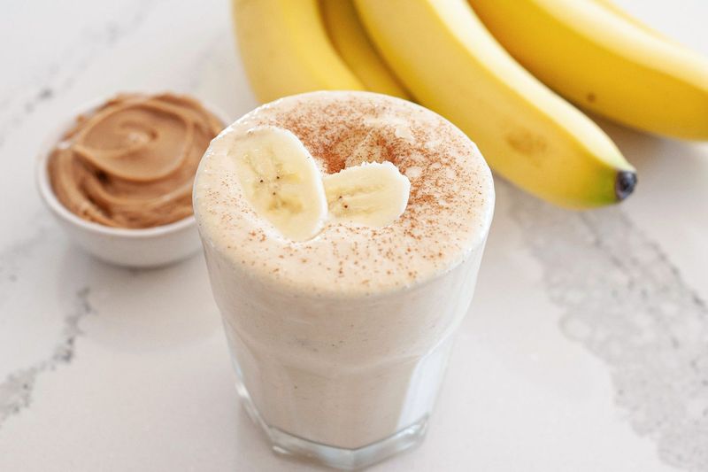 High-Protein Smoothie With Peanut Butter