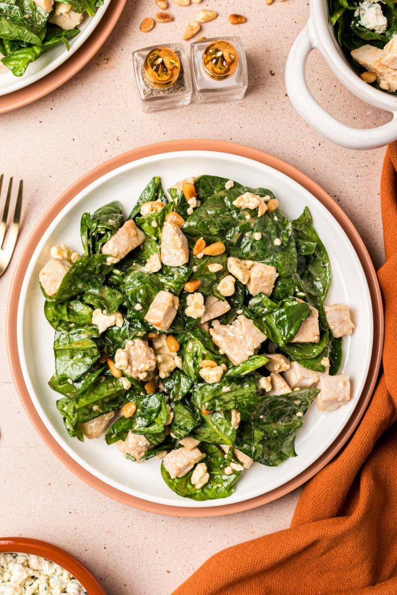 Turkey Breast With Spinach