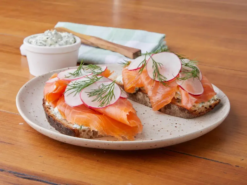 Smoked Salmon And Light Cream Cheese