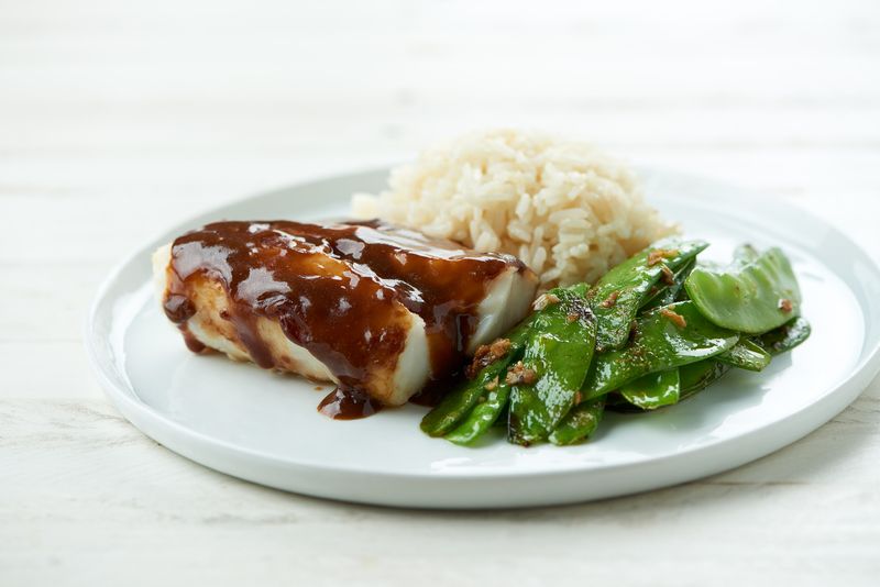 Miso-Glazed Cod With Sesame Green Beans
