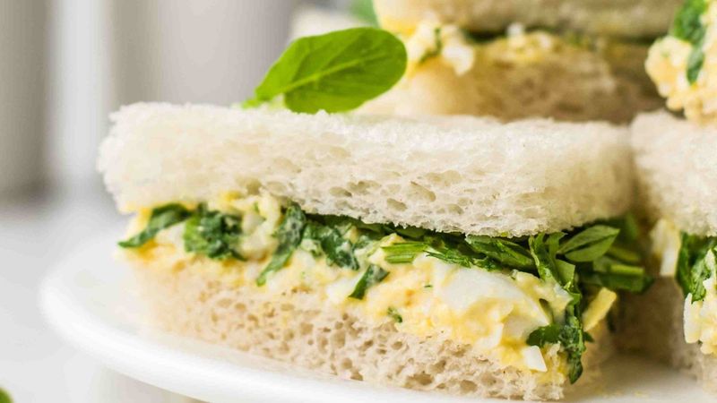 Egg Salad And Watercress Sandwich